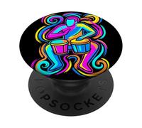 Bongo Lover Musique Retrowave PopSockets PopGrip Adhésif