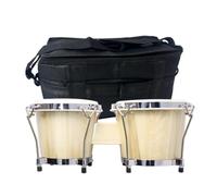 Bongos Bongo Drum Hand Beat Set Sac 7 pouces + 8