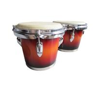 Bongos Instrument à percussion de musique en bois 7 "+ 8" Bongo Drums