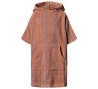 Bongusta - Kid's Naram Poncho - Poncho surf - 8-10 years - camel / ultramarine