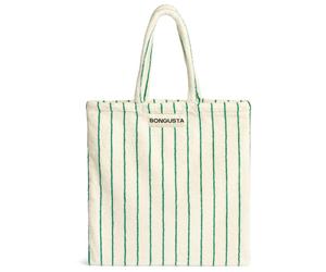 Bongusta - Naram Totebag - Sac à bandoulière - pure white / grass