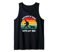 Bonheur C’est Marcher avec Mon Chien Nature Débardeur