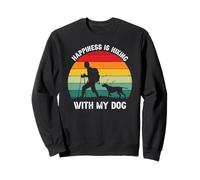 Bonheur C’est Marcher avec Mon Chien Nature Sweatshirt
