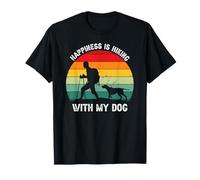 Bonheur C’est Marcher avec Mon Chien Nature T-Shirt