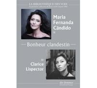 Bonheur clandestin 1 cd mp3 - Clarice Lispector - Des Femmes - Antoinette Fouque - Texte lu (CD) - Textes lus CD