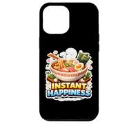 Bonheur instantané Ramen Nouilles Amant Cuisine Japonaise Blague Coque pour iPhone 12 Pro Max
