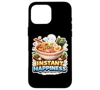 Bonheur instantané Ramen Nouilles Amant Cuisine Japonaise Blague Coque pour iPhone 16 Pro Max