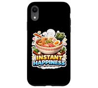 Bonheur instantané Ramen Nouilles Amant Cuisine Japonaise Blague Coque pour iPhone XR
