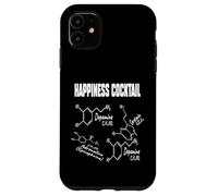 Bonheur Molécule de sérotonine Drôle Dépression Santé Mentale Coque pour iPhone 11