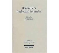Bonhoeffer's Intellectual Formation, Religion in Philosophy & Theology