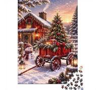 Bonhomme Chariot Arbre 1000 Pièces pour Adolescents Mini Puzzle Détente