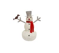Bonhomme de Neige 100 LED Blanc Froid Décoration de Noël Extérieur Jardin