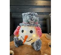 Bonhomme de neige 36Cm/42Cm Led 2Ass