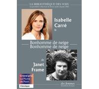 Bonhomme de neige Bonhomme de neige 1 cd mp3 - Janet Frame - Des Femmes - Antoinette Fouque - Texte lu (CD) - Textes lus CD