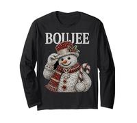 Bonhomme de Neige Boujee Glamour drôle Noël Manche Longue