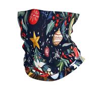 Bonhomme De Neige De Noël Coloré Bandana 26X30Cm Respirant Echarpe Gaiter Séchage Rapide Décoration Faciale pour Course À Pied Femme Extérieur