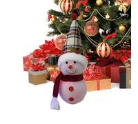 Bonhomme de Neige de Noël - Décoration saisonnière avec lumière LED - Décoration de de Vacances, pour la Maison, Le Bureau, la Chambre, la bibliothèque, la cheminée, Le Salon, la Coiffeuse, la