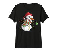 Bonhomme de Neige de Noël T-Shirt Haut de Gamme