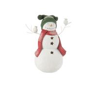 Bonhomme de Neige Déco "Oiseaux" 50cm Multicolore