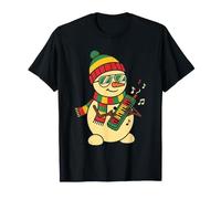 Bonhomme de Neige Dub Reggae Christmas T-Shirt