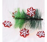 Bonhomme de neige en feutre double couche Kit d'ornements en feutre pour la décoration de Noël 4#