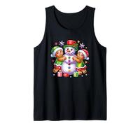 Bonhomme de Neige en Pain d'épice de Noël Débardeur