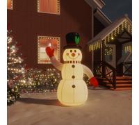 vidaXL Bonhomme de neige gonflable avec LED 120 cm