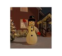 vidaXL Bonhomme de neige gonflable avec LED 370 cm