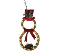 Bonhomme de neige lumineux - PTIT CLOWN - 43 cm - Multicolore - Intérieur - Noël