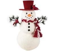 Bonhomme de Neige - PTIT CLOWN - 46 cm - Multicolore - Polyester - Décoration Intérieure