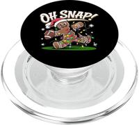 Bonhomme en Pain d'épice Amusant Oh Snap Christmas Football Fun PopSockets PopGrip pour MagSafe
