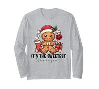 Bonhomme en Pain d'épice de Noël, C'est Le Moment Le Plus Doux de l'année Manche Longue