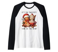 Bonhomme en Pain d'épice de Noël, C'est Le Moment Le Plus Doux de l'année Manche Raglan