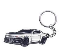 Bonilaan Accessoires de porte-clés Camaro - Coque pour porte-clés Chevy Camaro 2022, 2023, 2024 - Blanc