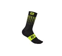 BONIN B-RACE Calze B-Race Soft Air Plus Nero/Giallo 40-43 M Chaussettes, Multicolore, M Mixte