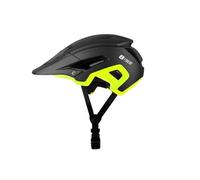 BONIN B-RACE Casco B-Race Stone II in-Mold Nero/Lime S/M 54/58 Mixte, Noir, Taille Unique