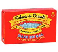 bonite du nord à l'huile d'olive réduit en sel palacio de oriente