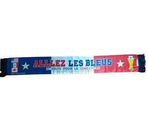 BoniVita-Echarpe supporter France&Nations du Monde-Editon limitée Evénémént Mondial 2026- Impression Sublimation Recto-Verso