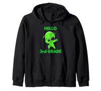 Bonjour, 3e année, Cute Dabbing Alien School Day Sweat à Capuche