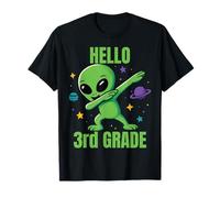 Bonjour 3e année Mignon Dabbing Alien Jour de rentrée Scolaire 2025 T-Shirt