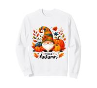 Bonjour Automne Automne Gnomes Citrouilles Thanksgiving Lover Cute Sweatshirt