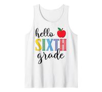 Bonjour aux Enfants des Enseignants de sixième et 6e année de la rentrée Scolaire Débardeur