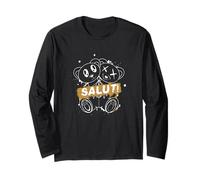 Bonjour Brown ! Graphisme Marron Manche Longue