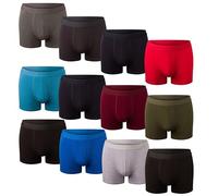 Bonjour Caleçons ajusté Hipsters pour Homme, L, Assorti, Paquet de 12