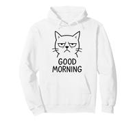 Bonjour Cat Grumpy Sweat à Capuche
