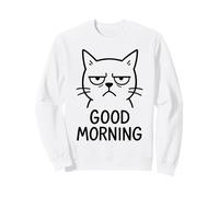 Bonjour Cat Grumpy Sweatshirt