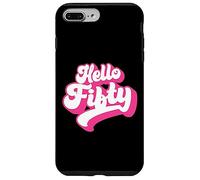 Bonjour Cinquante, 50 Ans, pour Les Femmes pour Son 50e Coque pour iPhone 7 Plus/8 Plus