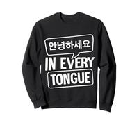 Bonjour dans Toutes Les Langues Sweatshirt