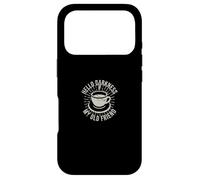 Bonjour Darkness Mon Vieil ami Amateur de café Coque pour iPhone 17 Pro
