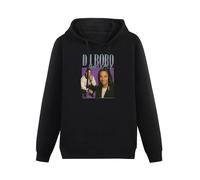 bonjour! DJ Bobo Black Printing Graphic Mens Sweatshirts Unisex Hooded S